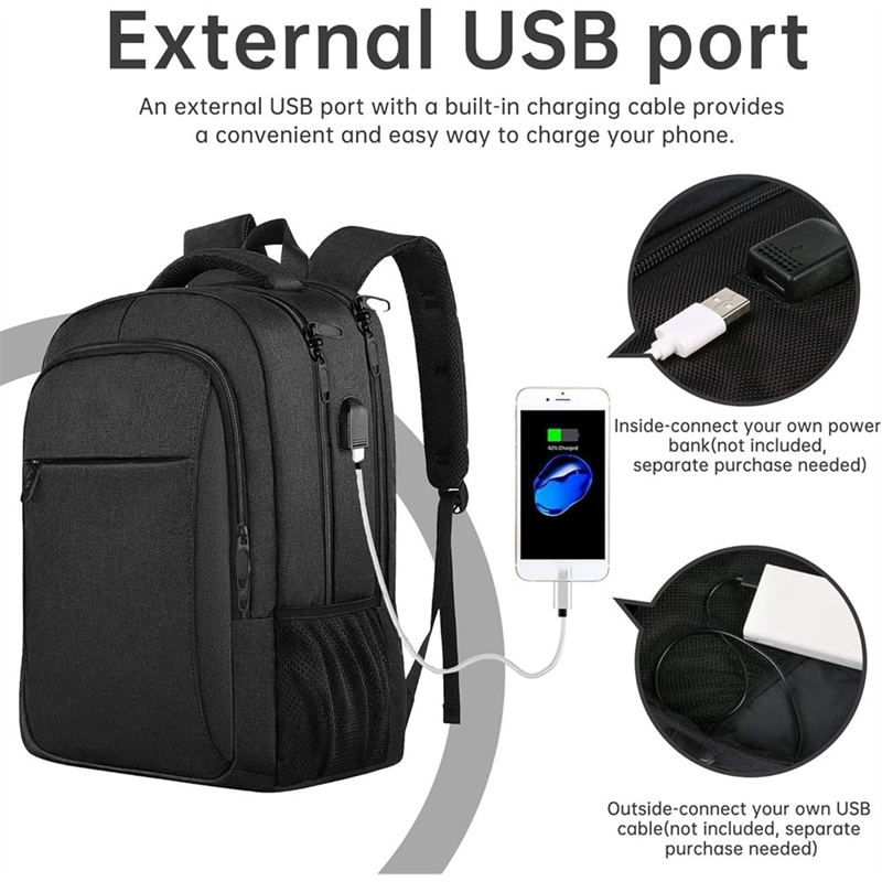 Anti Theft USB Waterproof Hard - đánh giá và giá Travel Backpack Anti Theft