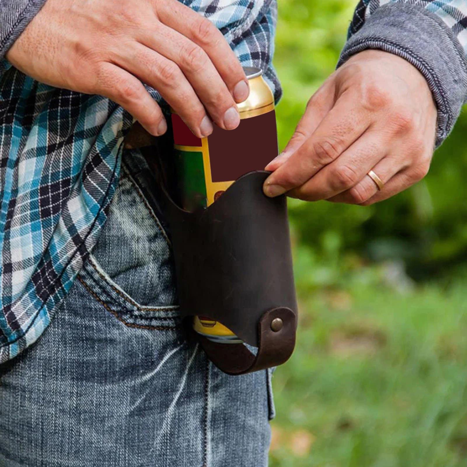 PU Leather Beer Bottle Waist C - đánh giá và giá Hydration Pack Outdoor