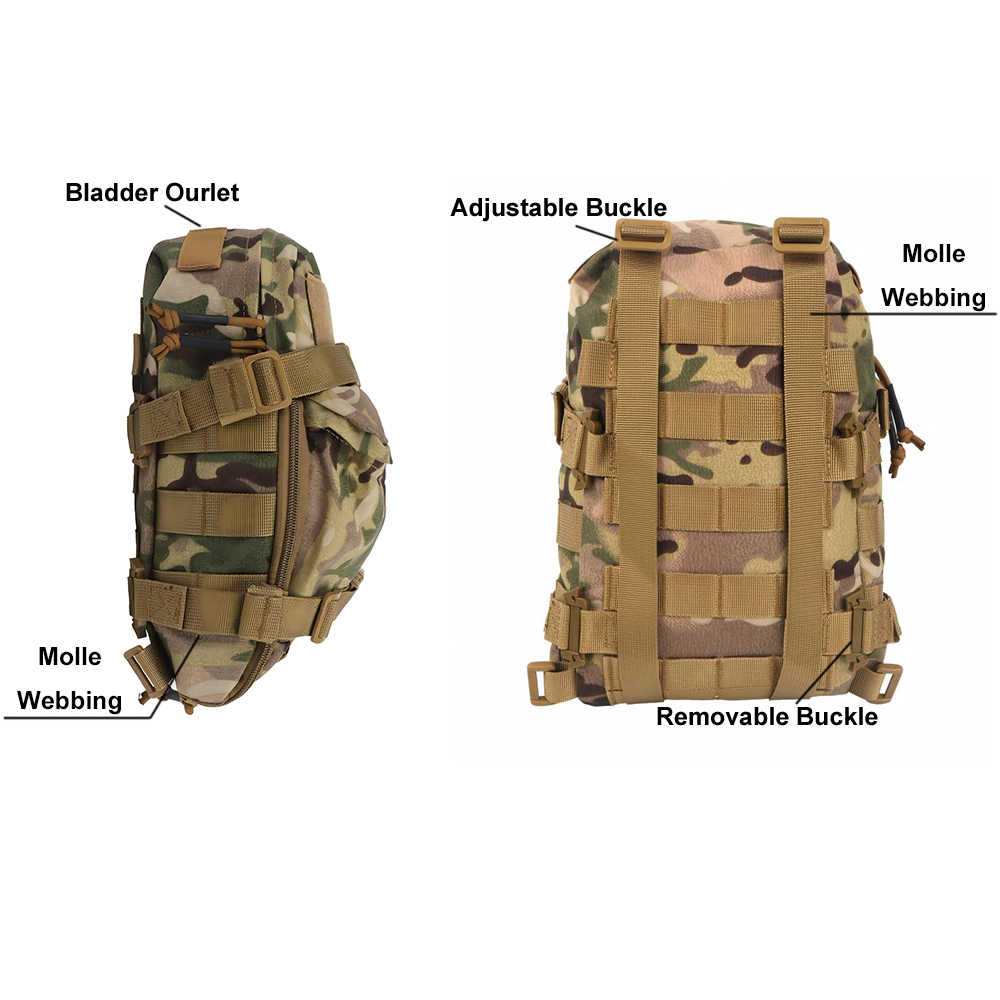 Mini Hydration Bag Outdoor Tac - đánh giá và giá Hydration Pack Outdoor