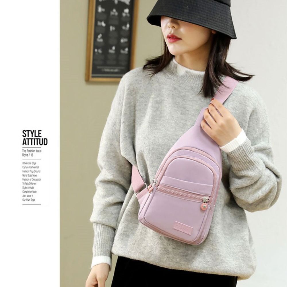 Nylon Women's Chest Bags Water - đánh giá và giá Sling Backpack Shoulder