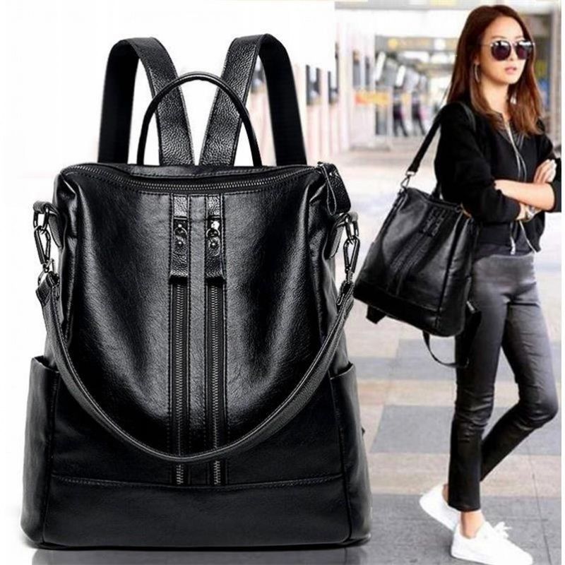Women Soft Leather Backpack Sc - đánh giá và giá Canvas Backpack Casual
