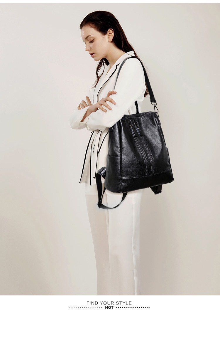Women Soft Leather Backpack Sc - đánh giá và giá Canvas Backpack Casual