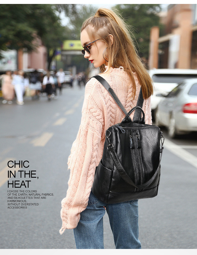 Women Soft Leather Backpack Sc - đánh giá và giá Canvas Backpack Casual