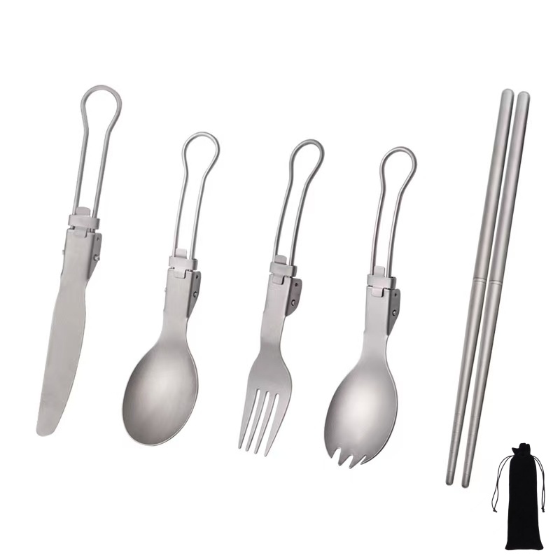 Titanium Foldable Utensil Set  - đánh giá và giá Foldable Backpack Small