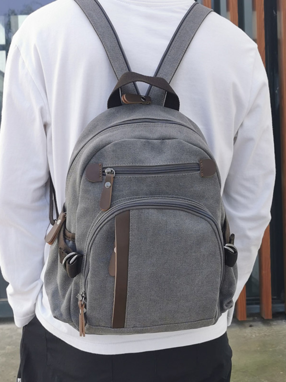 Small Canvas Backpack Men's Sp - đánh giá và giá Canvas Backpack Casual
