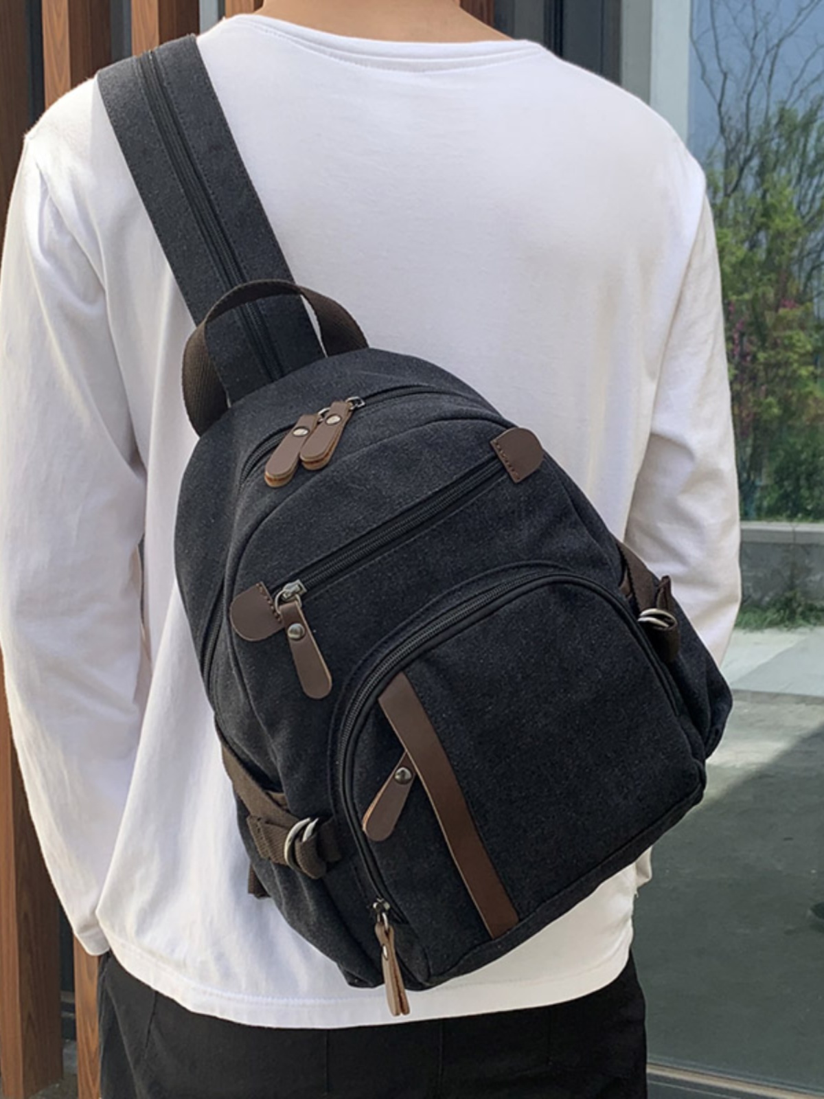Small Canvas Backpack Men's Sp - đánh giá và giá Canvas Backpack Casual