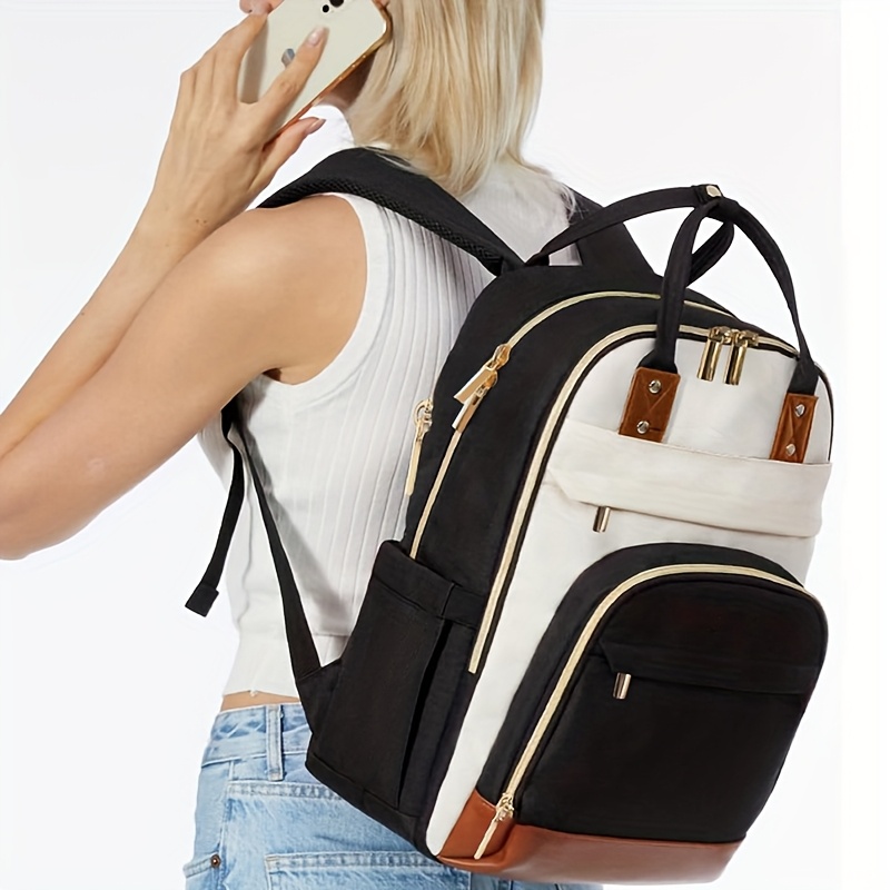 Ba lô laptop hai màu dành cho  - đánh giá và giá Laptop Backpack 15.6