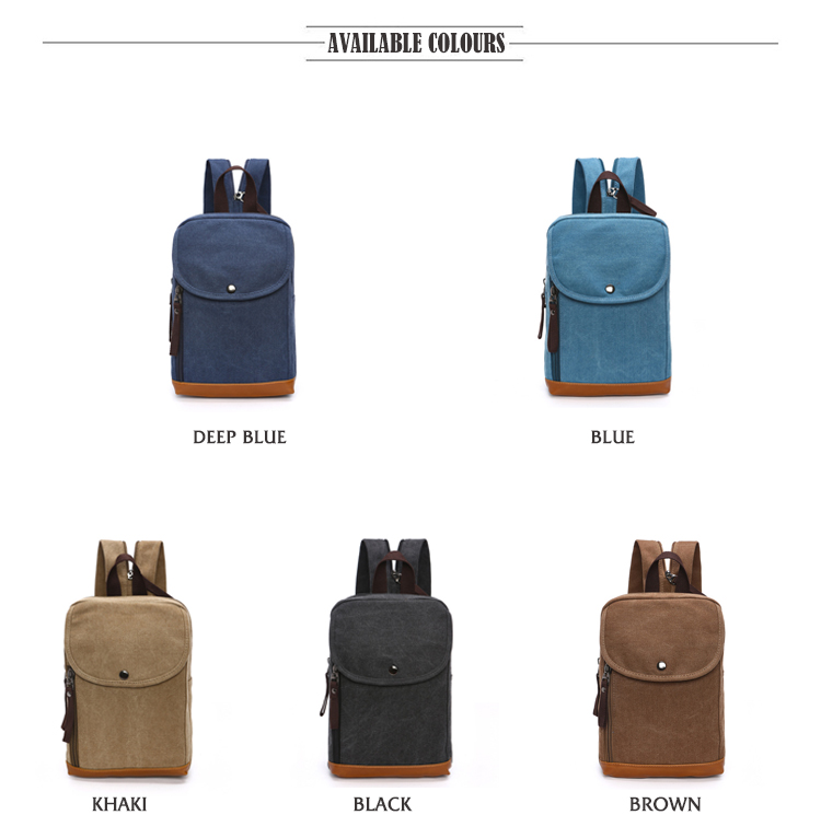 Men's Canvas Mini Backpack Men - đánh giá và giá Sling Backpack Shoulder