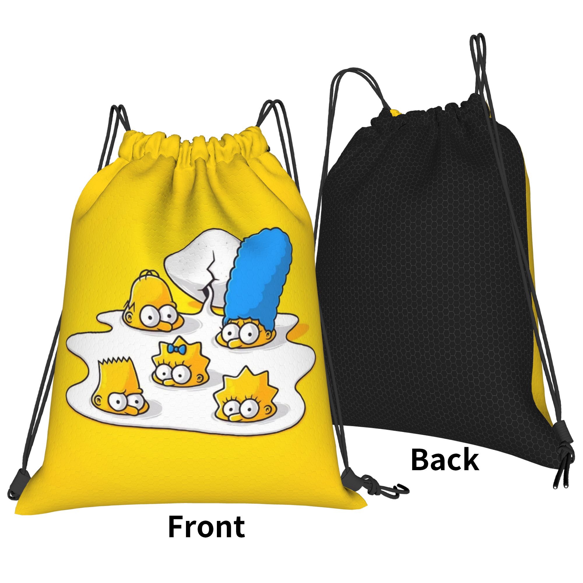 Simpsonsed Cartoon  Drawstring - đánh giá và giá Drawstring Gym Bag