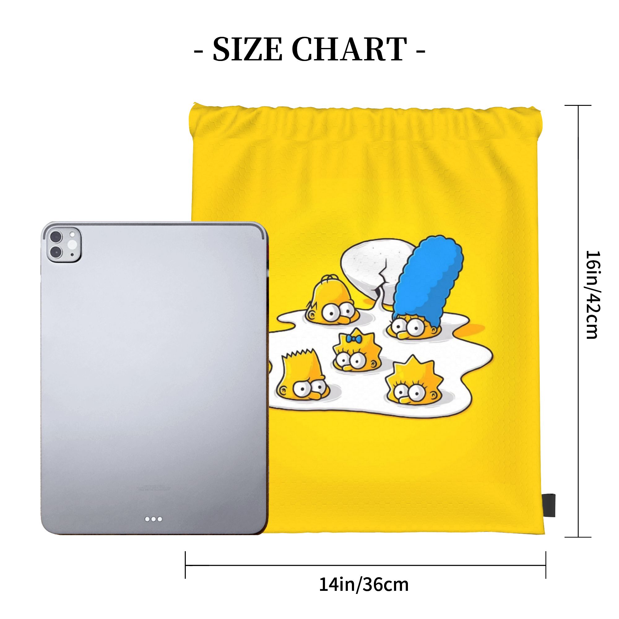 Simpsonsed Cartoon  Drawstring - đánh giá và giá Drawstring Gym Bag