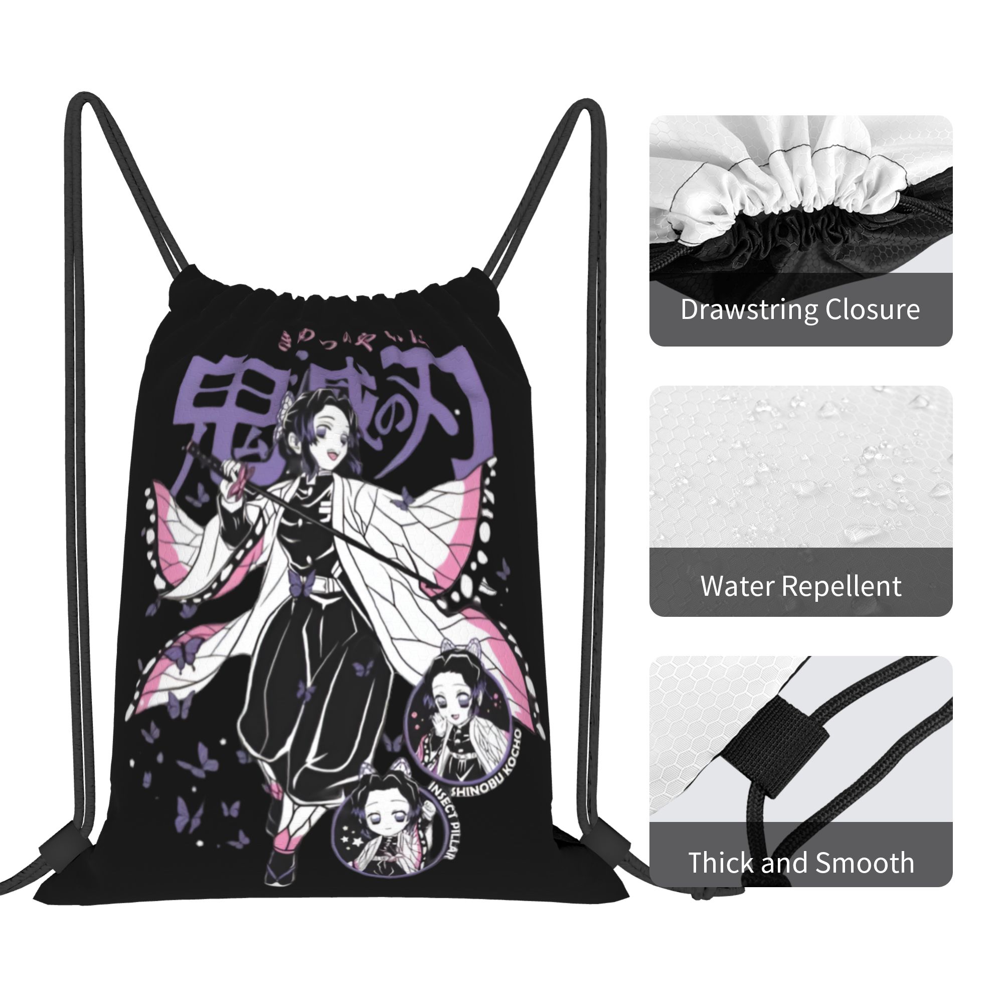 Custom Demon Slayers Drawstrin - đánh giá và giá Drawstring Gym Bag