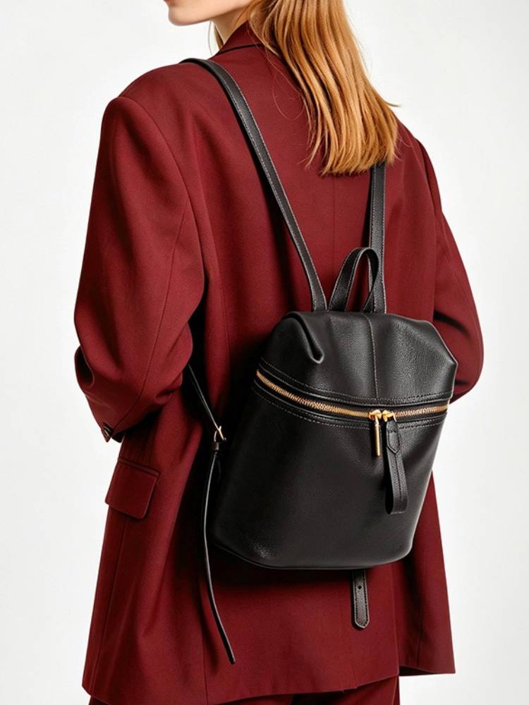 Zency Women Genuine Leather Ba - đánh giá và giá Leather Backpack Vintage