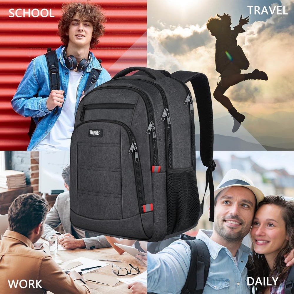 Men's School Backpack for Teen - đánh giá và giá Laptop Backpack 15.6