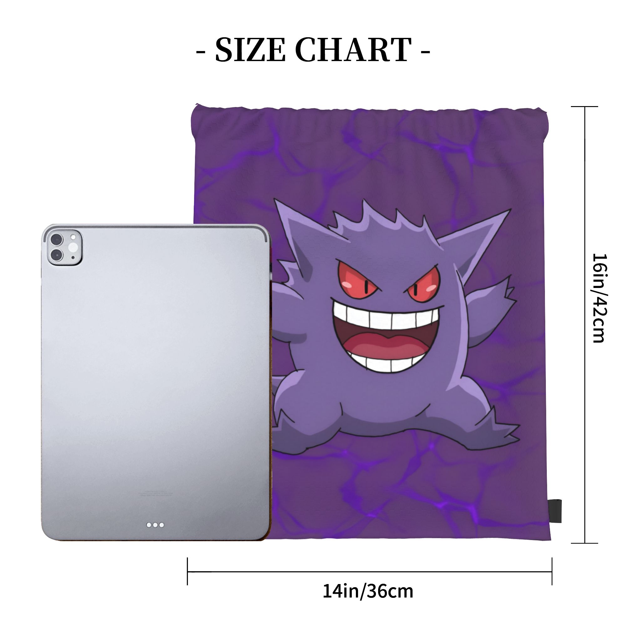 Custom Pokemoned Gengars Draws - đánh giá và giá Drawstring Gym Bag